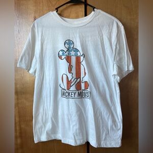 Mickey Mouse American Flag T-Shirt - Disney Brand